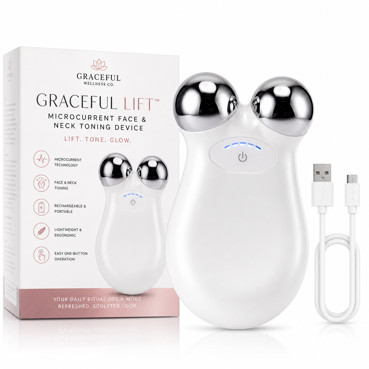 Graceful Lift™ Microcurrent Face & Neck Toning Device