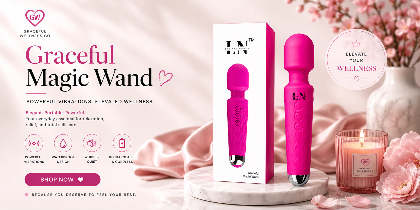 Graceful Magic Wand™ Rechargeable Wellness Massager