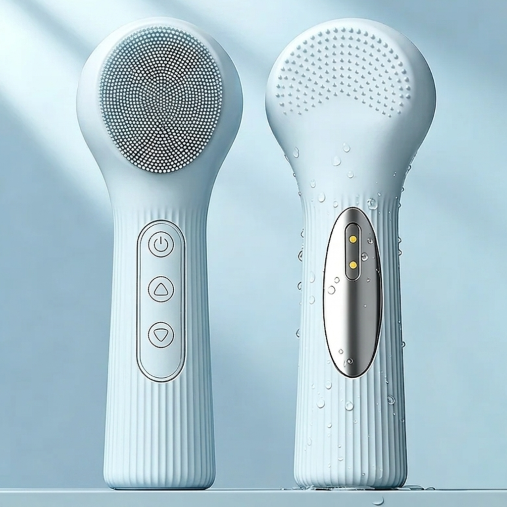 Heated Silicone Facial Cleansing Brush