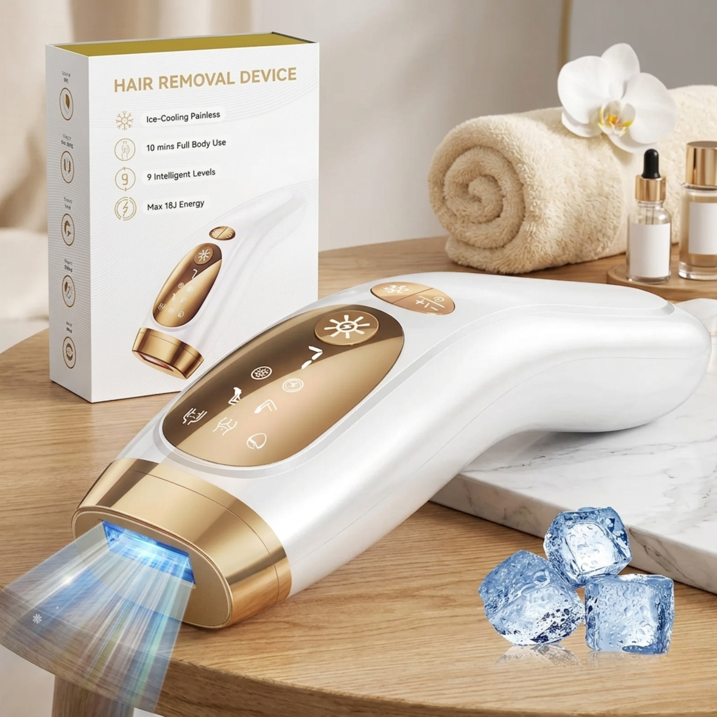 IPL Ice Cooling Laser Hair Removal Device