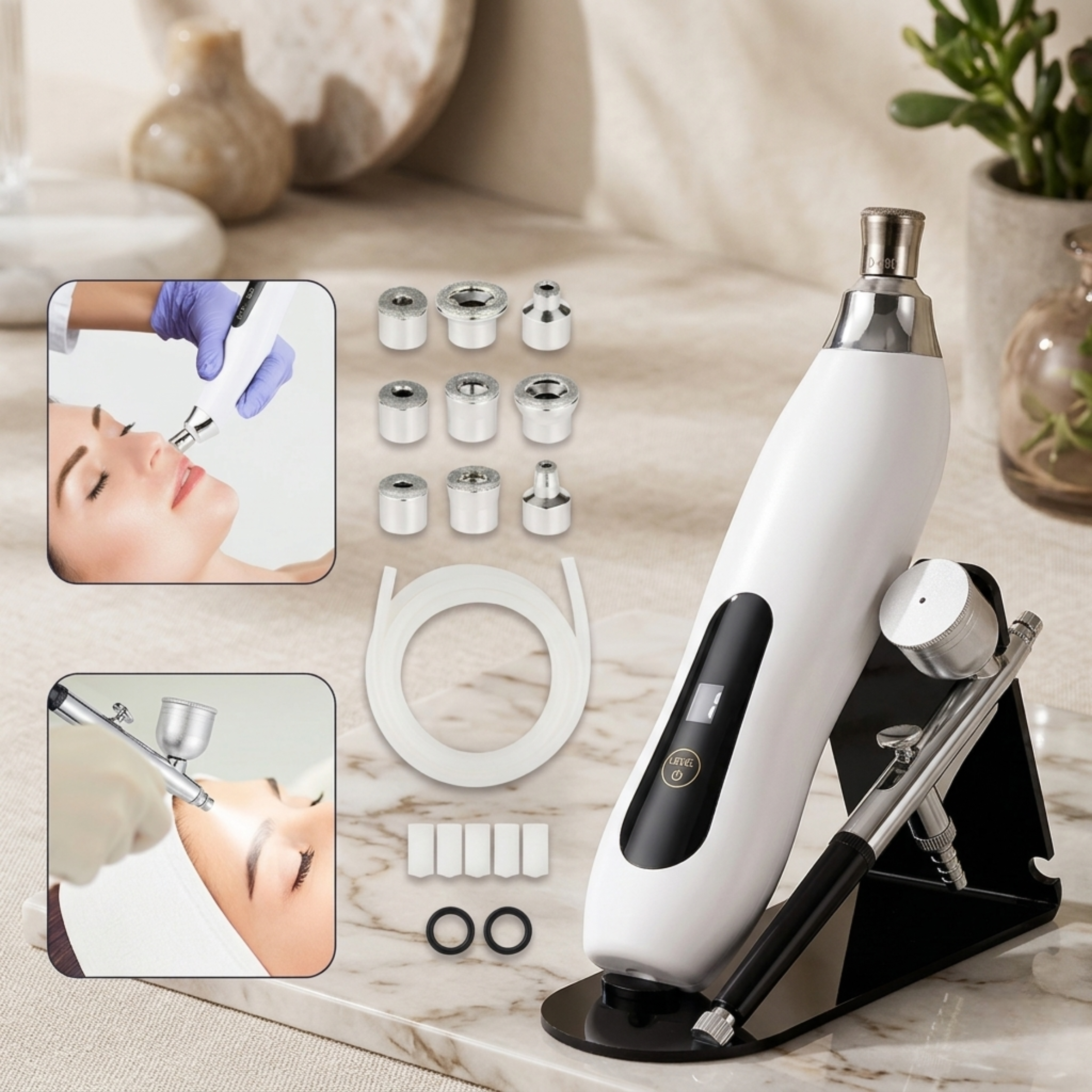 Diamond Microdermabrasion Facial Peeling Device
