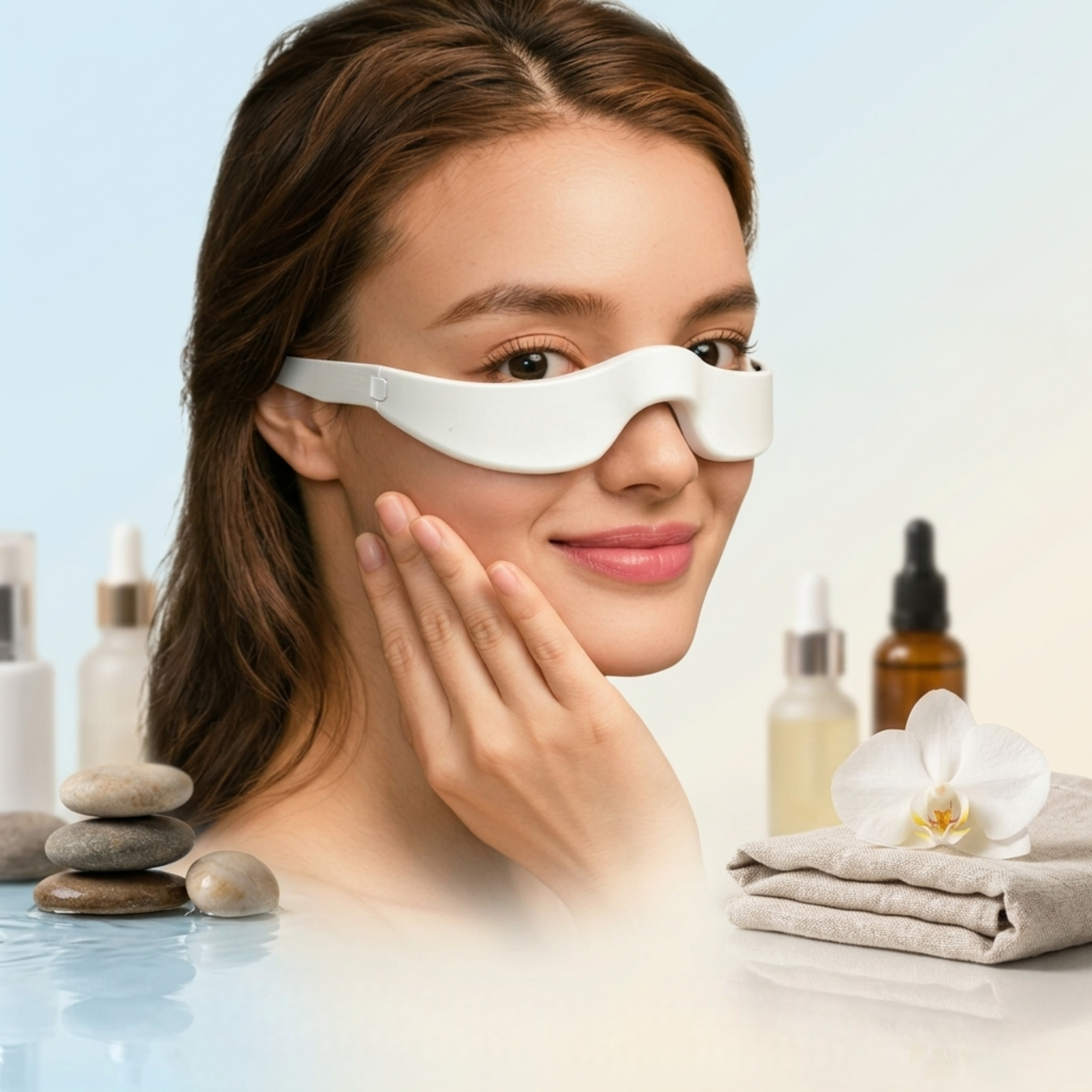 Heated Microcurrent Under Eye Massager