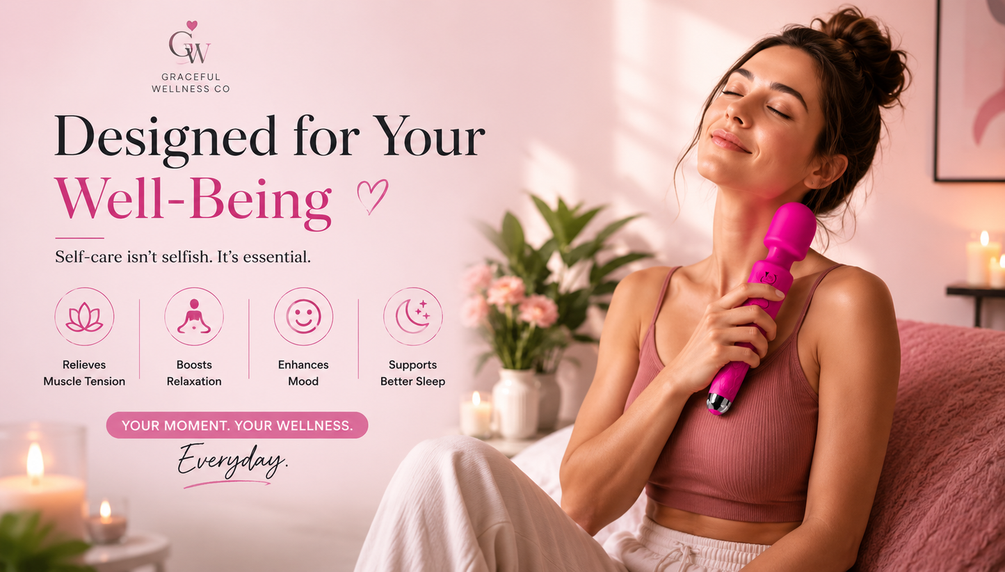 Graceful Magic Wand™ Rechargeable Wellness Massager