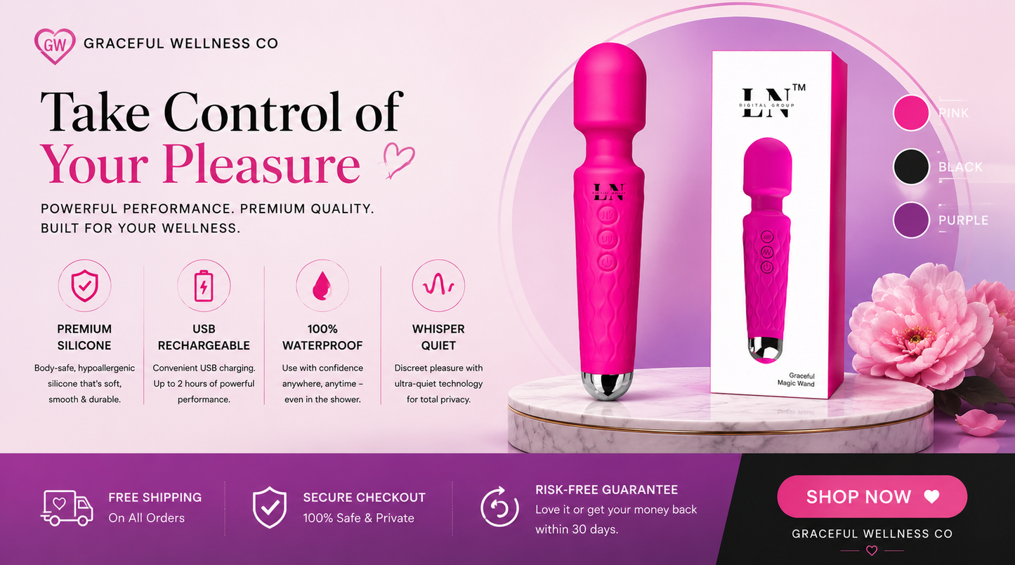 Graceful Magic Wand™ Rechargeable Wellness Massager