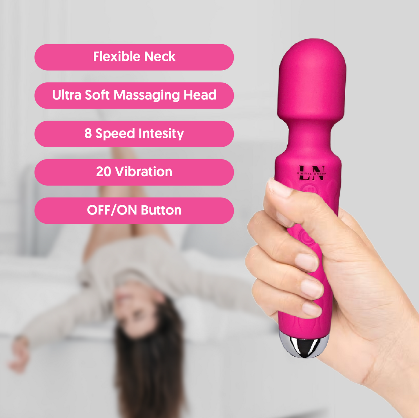 Graceful Magic Wand™ Rechargeable Wellness Massager