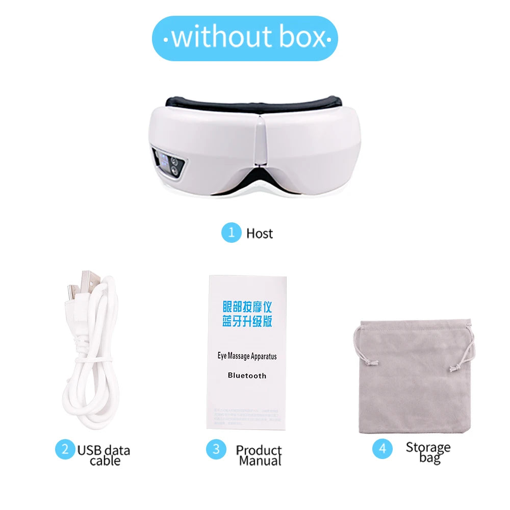 Smart Vibration Eye Massager Bluetooth Sleep Mask