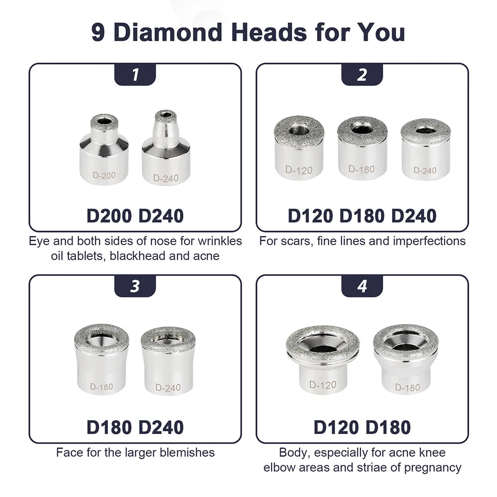Diamond Microdermabrasion Facial Peeling Device
