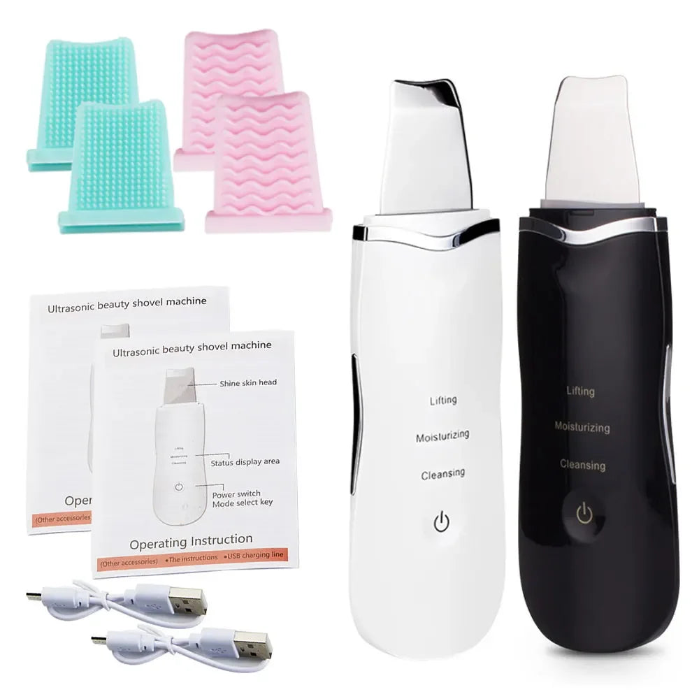 Ultrasonic Skin Scrubber Pore Cleansing Device