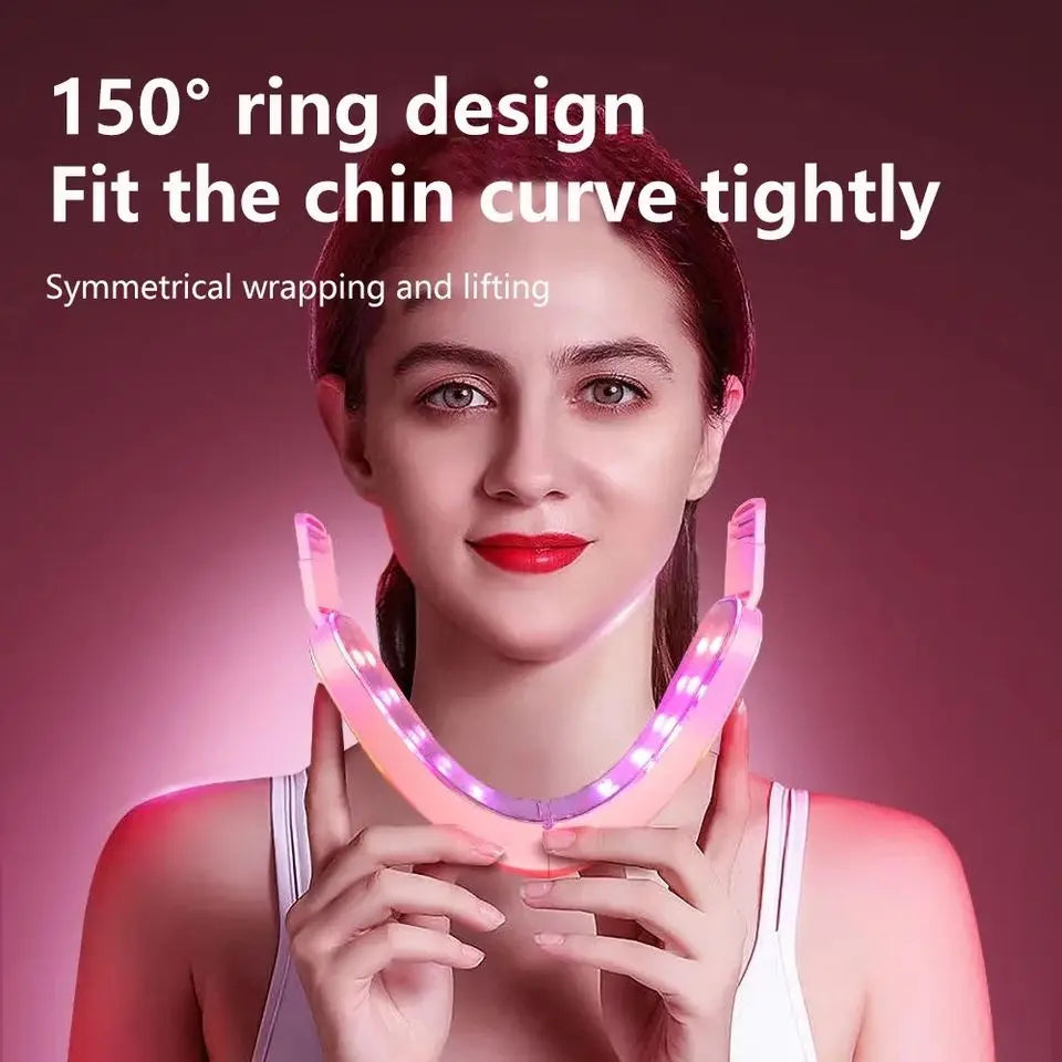 LED Facial Vibration Lifting Massager Device