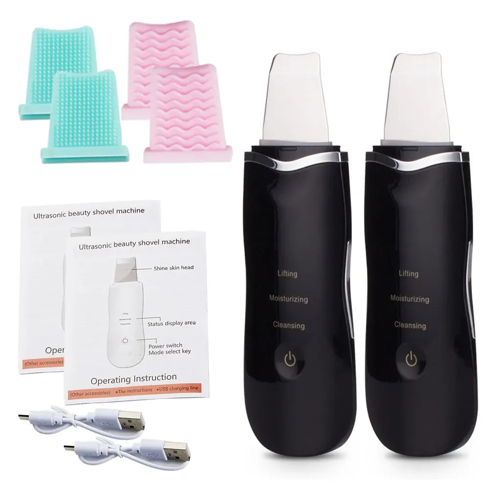 Ultrasonic Skin Scrubber Pore Cleansing Device