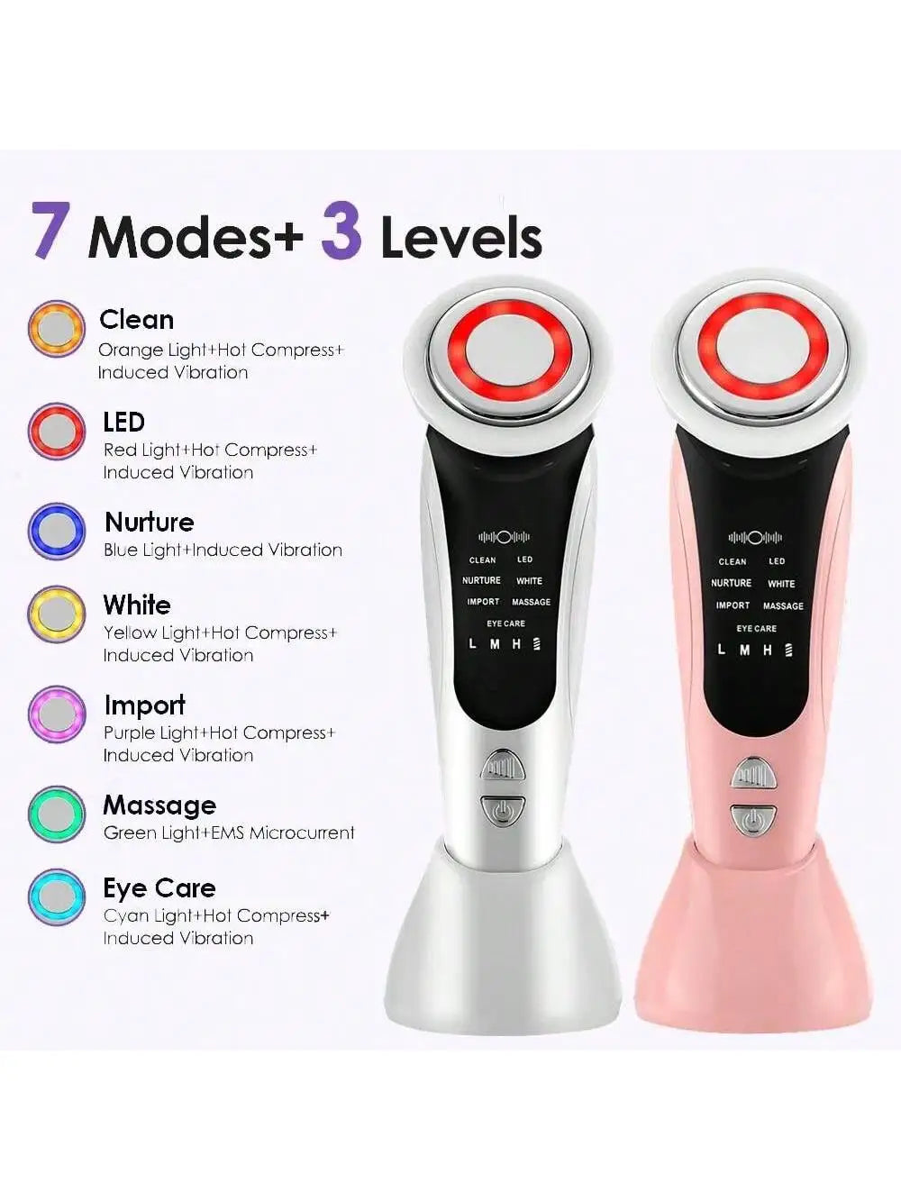 7-in-1 Facial Lifting & Skin Care Beauty Device