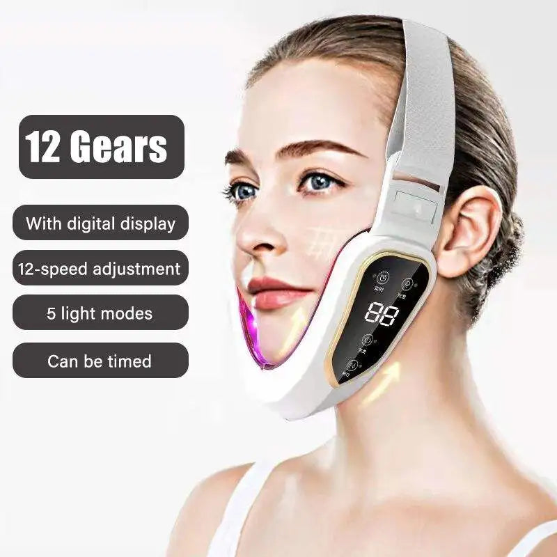 LED Facial Vibration Lifting Massager Device