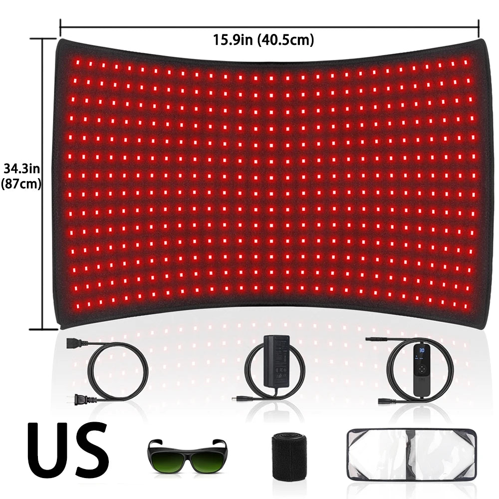 Red Light Therapy Heating Pad for Body Relief