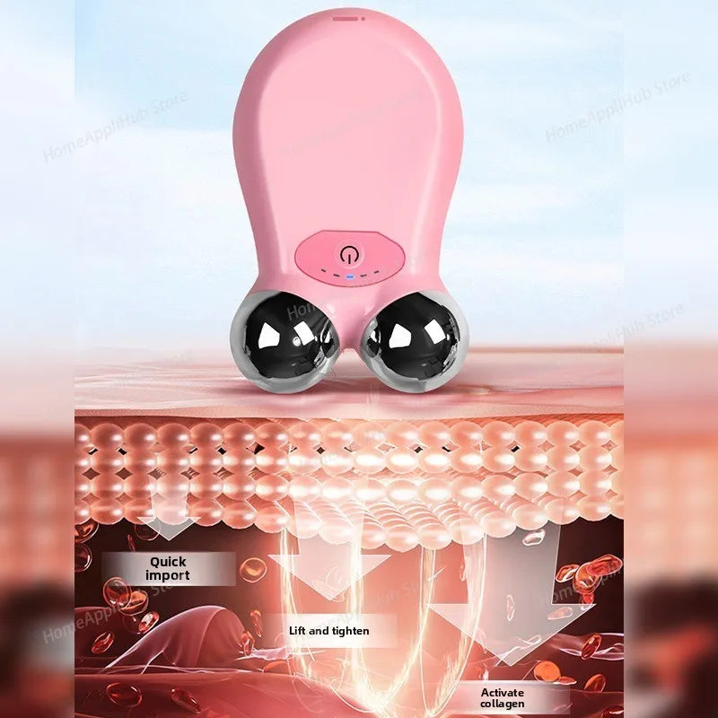 Microcurrent Dual Head Facial Firming Massager
