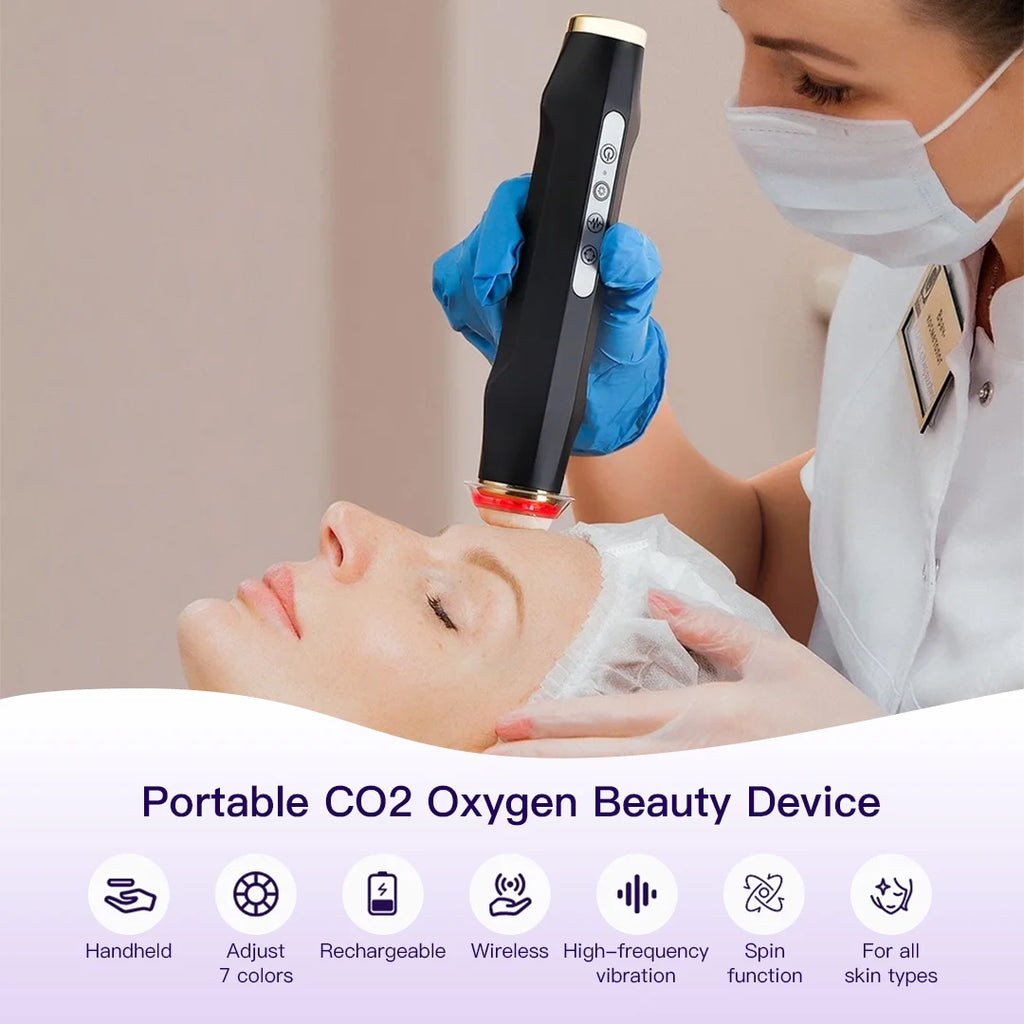 CO2 Oxygen Bubble Facial Cleansing Device