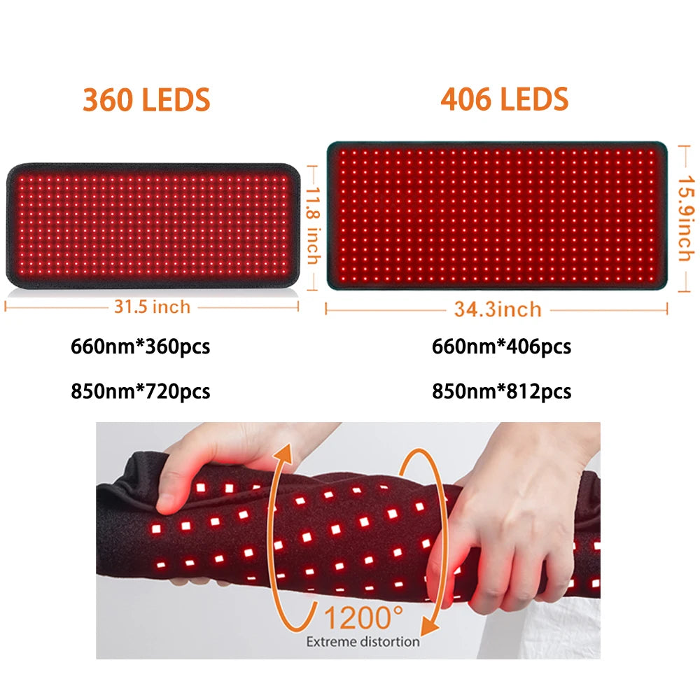Red Light Therapy Heating Pad for Body Relief