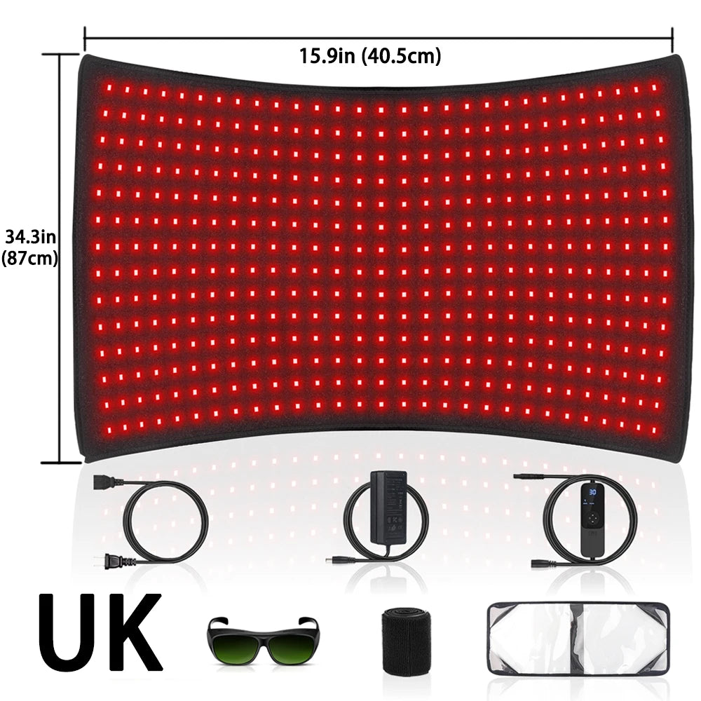 Red Light Therapy Heating Pad for Body Relief