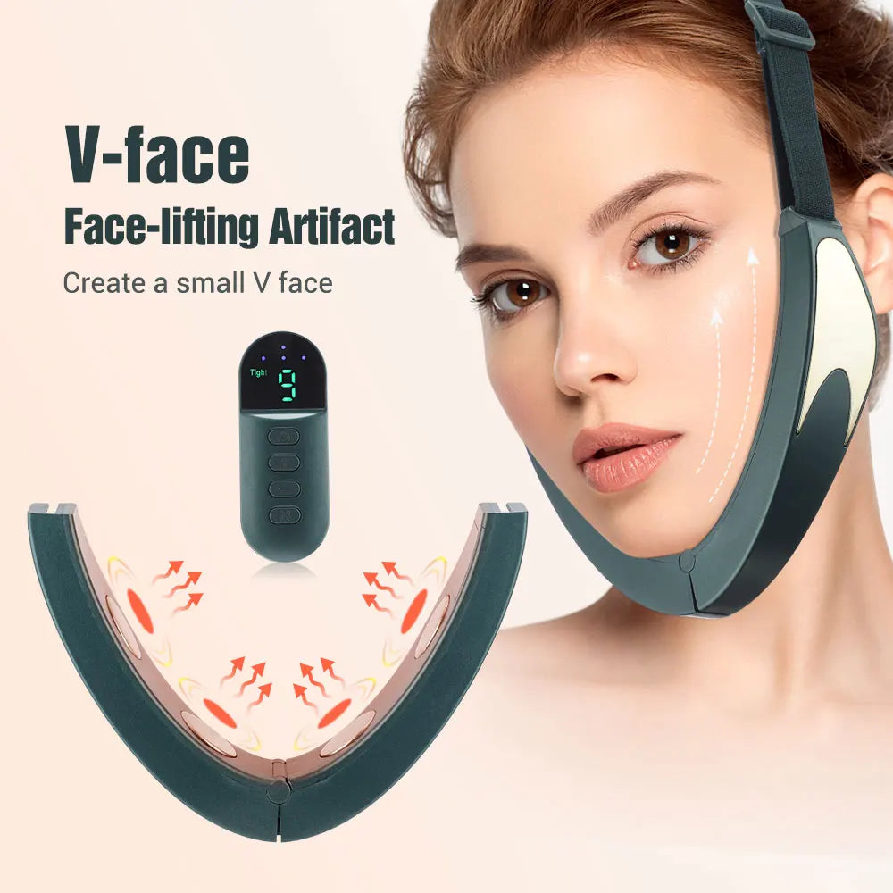 V-Face Lifting Heated Facial Massager Device