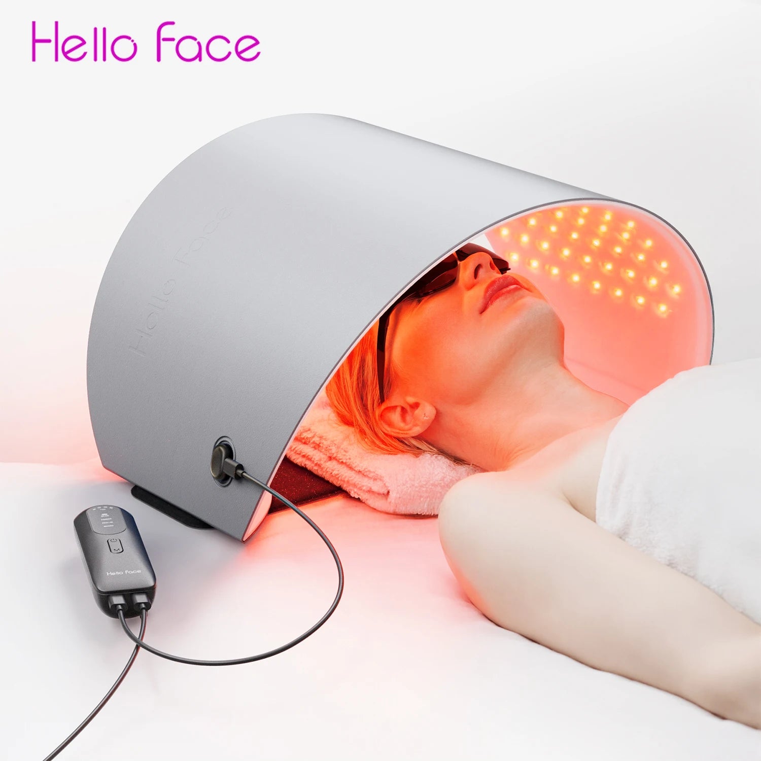LED Red Light Therapy Facial Rejuvenation Mask