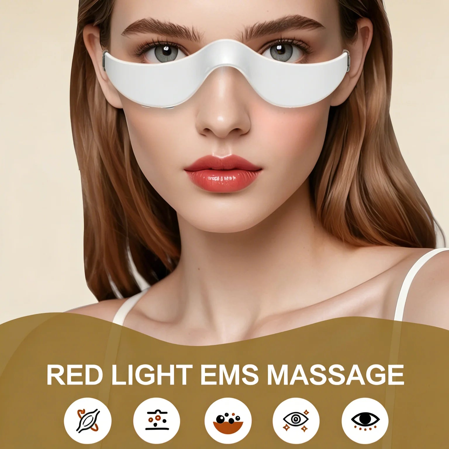 Heated Microcurrent Under Eye Massager
