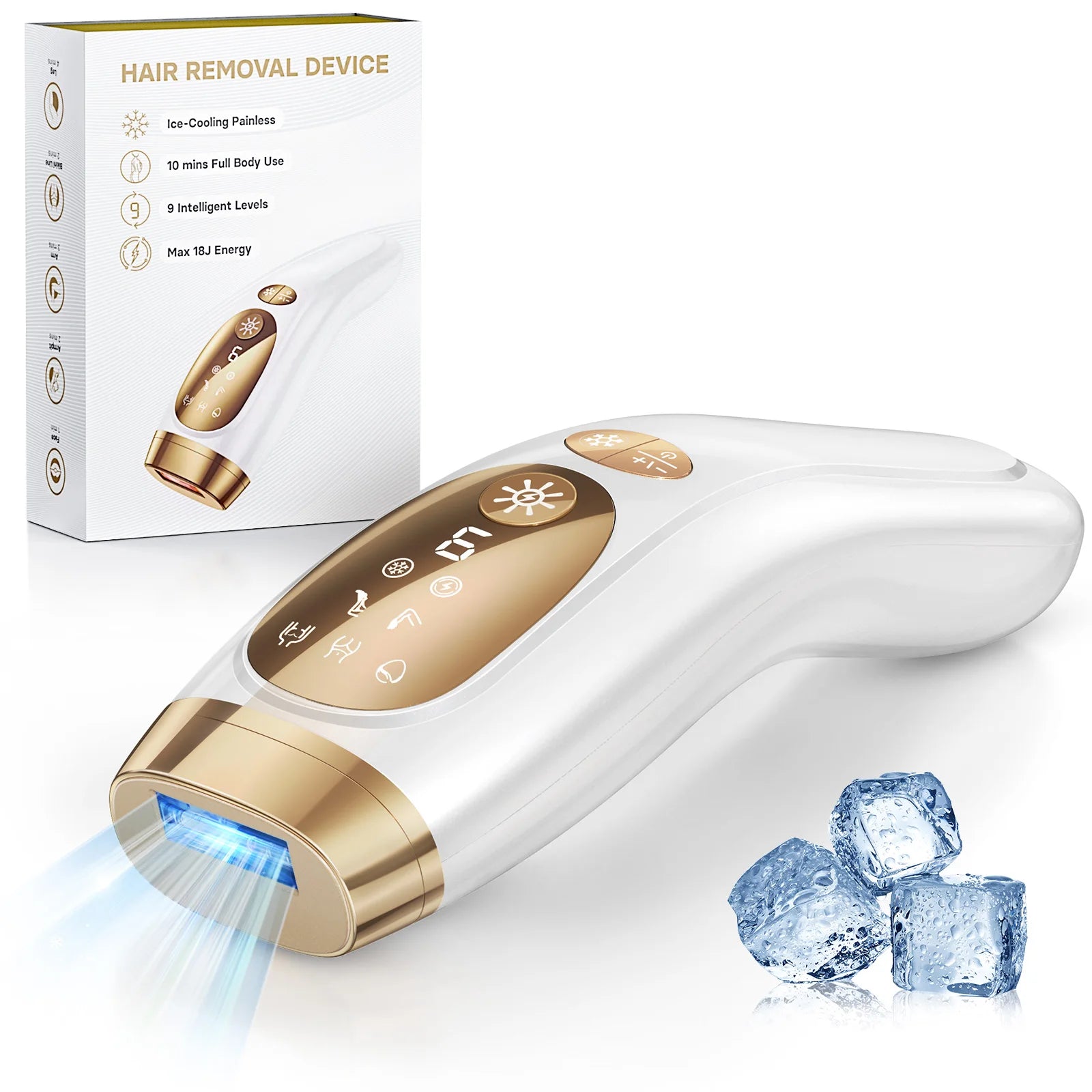 IPL Ice Cooling Laser Hair Removal Device