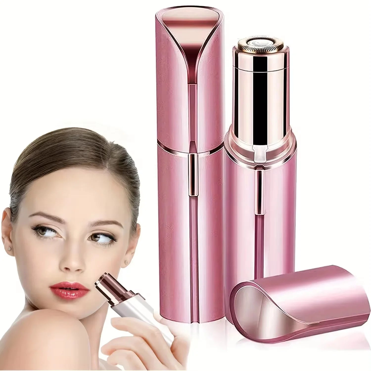 Electric Lipstick Facial Hair Remover Trimmer