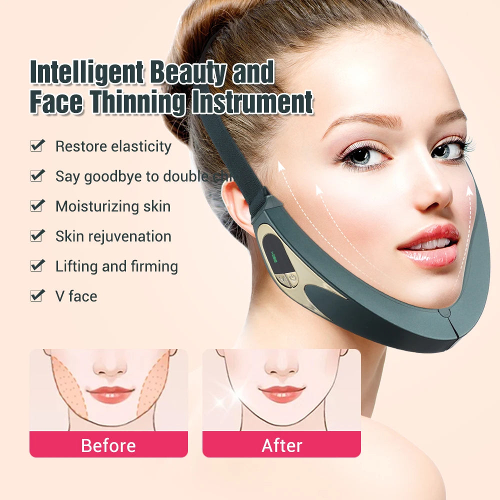 V-Face Lifting Heated Facial Massager Device
