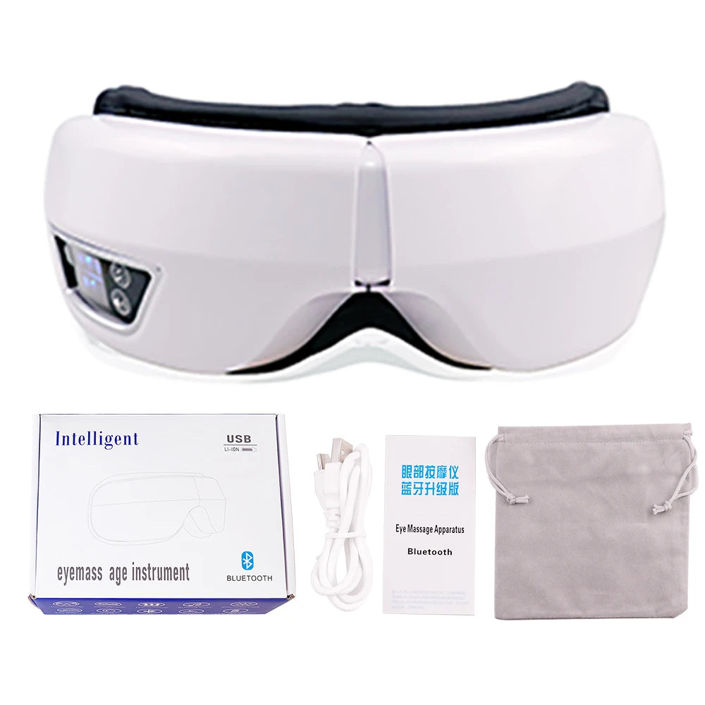 Smart Vibration Eye Massager Bluetooth Sleep Mask