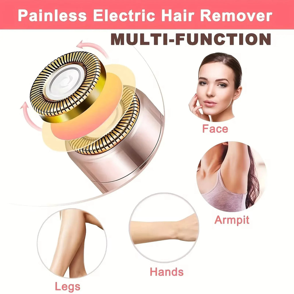 Electric Lipstick Facial Hair Remover Trimmer