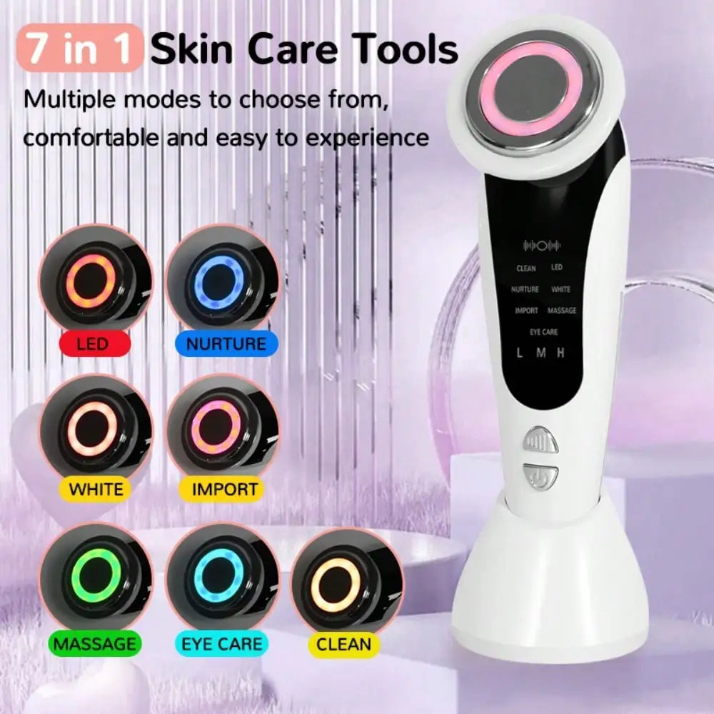 7-in-1 Facial Lifting & Skin Care Beauty Device