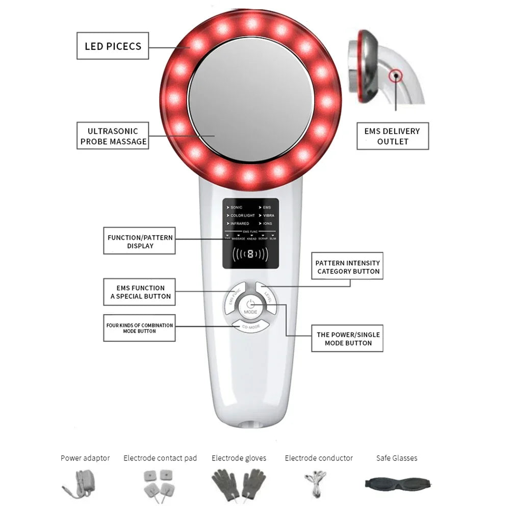 EMS RF Ultrasonic Body Sculpting Massager