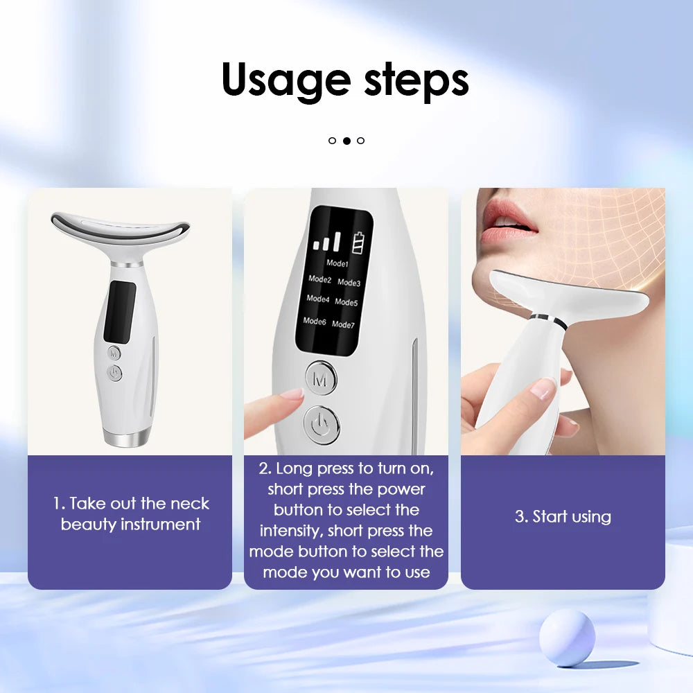 LED Neck & Face Lifting Massage Device