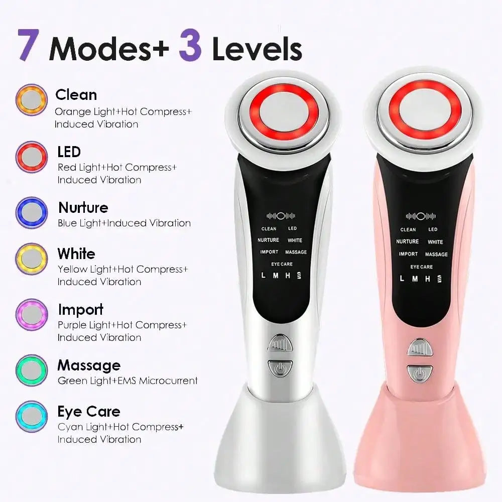 7-in-1 Facial Lifting & Skin Care Beauty Device