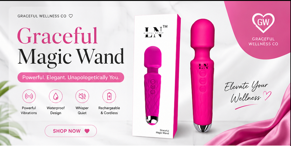 Graceful Magic Wand™ Rechargeable Wellness Massager