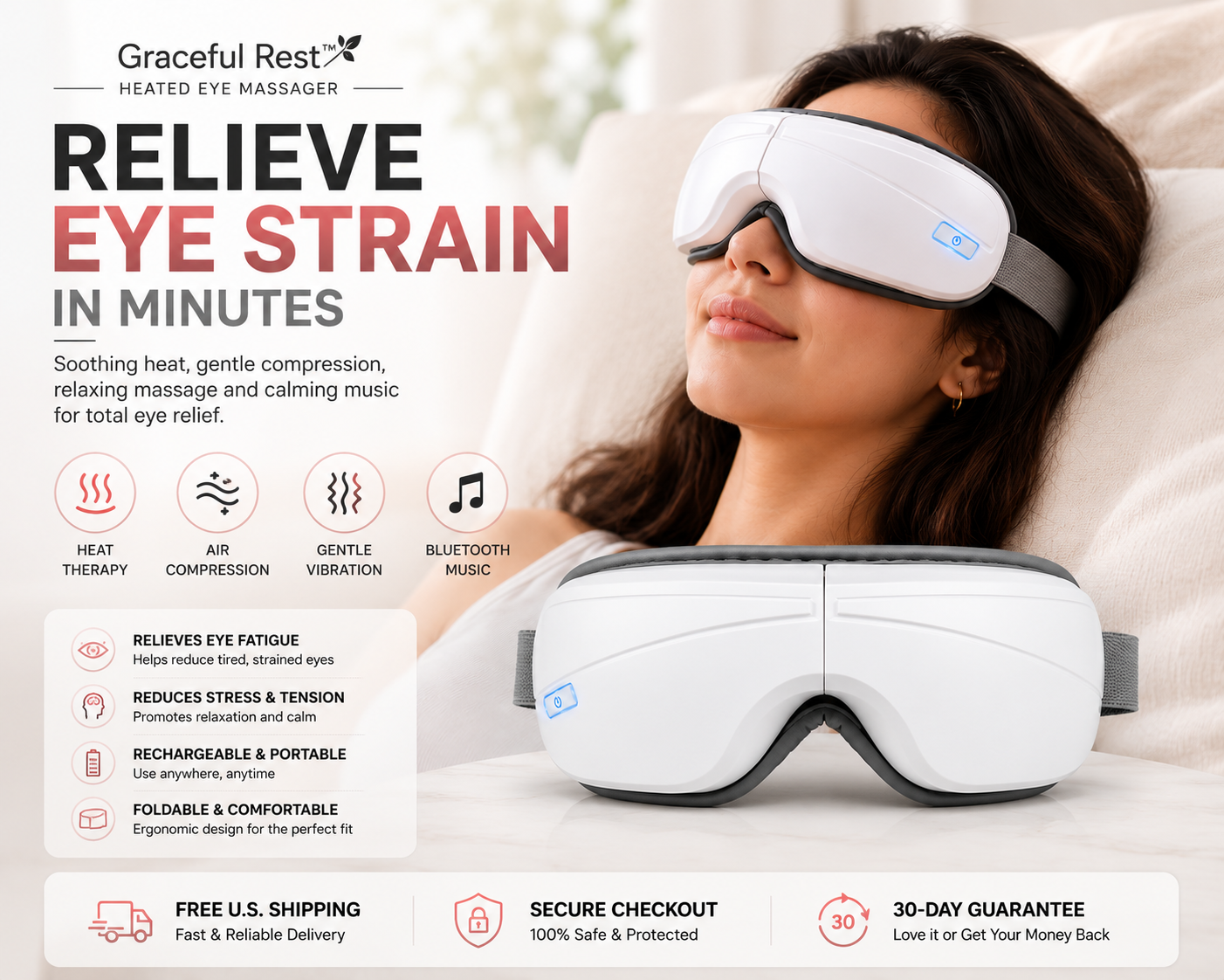 Graceful Rest™ Heated Eye Massager
