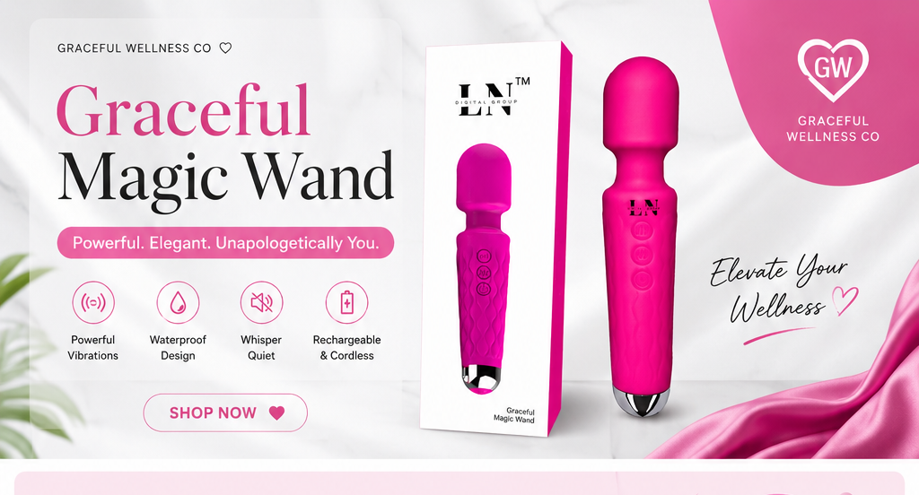 Graceful Magic Wand™ Rechargeable Wellness Massager